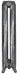 Couronne Baroque Radiateurs en fonte 960mm